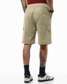 Shop Men's Brown Oversized Cargo Shorts-Design