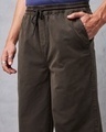 Shop Men's Brown Oversized Casual Pants