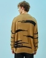 Shop Men's Brown Oversized Flat Knit Sweater-Full