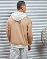 Shop Men's Brown Oversized Hoodies-Full