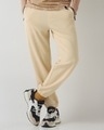 Shop Men's Brown Oversized Joggers-Front