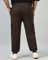 Shop Men's Brown Oversized Plus Size Cargo Joggers-Design