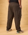 Shop Men's Brown Plus Size Cargo Carpenter Pants-Design