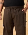 Shop Men's Brown Plus Size Cargo Carpenter Pants