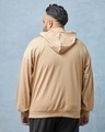 Shop Men's Brown Oversized Plus Size Hoodies-Design