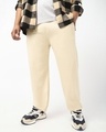 Shop Men's Brown Oversized Plus Size Joggers-Front