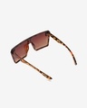 Shop Men's Brown Oversized Polarised Lens Full Rim Gradient Sunglasses-Design