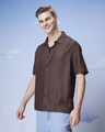 Shop Men's Brown Oversized Shirt-Design