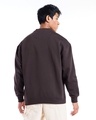 Shop Men's Brown Oversized Sweatshirt-Full