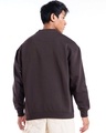 Shop Men's Brown Oversized Sweatshirt-Full
