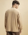 Shop Men's Brown Oversized T-shirt-Full