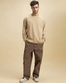 Shop Men's Brown Oversized T-shirt
