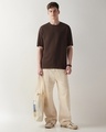 Shop Men's Brown Oversized T-shirt
