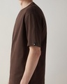 Shop Men's Brown Oversized T-shirt