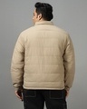 Shop Men's Brown Plus Size Puffer Jacket-Design