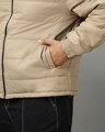 Shop Men's Brown Plus Size Puffer Jacket