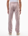Shop Men's Mauve Plus Size Cargo Linen Pants-Design