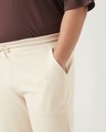 Shop Men's Beige Textured Oversized Plus Size Parachute Pants