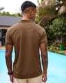 Shop Men's Brown Polo T-shirt-Full