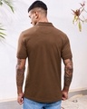 Shop Men's Brown Polo T-shirt-Full
