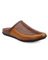 Shop Men's Brown Printed Mules-Front