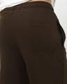 Shop Men's Brown Batman Graphic Printed Oversized Track Pants