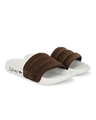 Shop Men's Brown Quilted Sliders