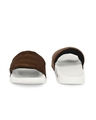 Shop Men's Brown Quilted Sliders