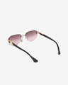 Shop Men's Brown Rectangle Polarised Lens Gradient Sunglasses-Design