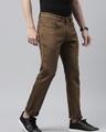 Shop Men's Brown Slim Fit Jeans-Design