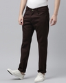 Shop Men's Brown Slim Fit Mid-Rise Jeans-Full