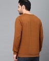 Shop Men's Brown Slim Fit Sweatshirt-Full