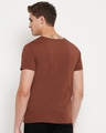 Shop Men's Brown Slim Fit T-shirt-Design