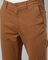 Shop Men's Brown Slim Fit Trouser-Full