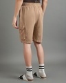 Shop Men's Brown Oversized Cargo Shorts-Design