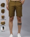 Shop Men's Brown Solid Shorts