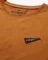 Shop Men's Brown Solid T-shirt