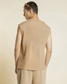 Shop Men's Brown Spider Sense Graphic Printed Boxy Fit Vest-Design