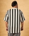 Shop Men's Brown & Black R12 Race Club Striped Plus Size Polo T-shirt-Design