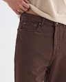 Shop Men's Brown Super Baggy Fit Mid-Rise Jeans