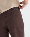 Shop Men's Brown Super Baggy Fit Mid-Rise Jeans