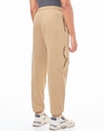 Shop Men's Brown Super Loose Fit Joggers-Full