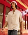 Shop Men's Brown Super Loose Fit Shirt-Design