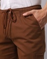 Shop Men's Brown Tapered Fit Chinos