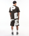 Shop Men's Brown Typography Oversized Co-ordinates-Design