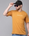 Shop Men's Brown Typography T-shirt-Front