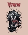 Shop Men's Brown Venom Street Graphic Printed Oversized Sweatshirt