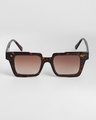 Shop Men's Brown Wayfarer Polarised Lens Sunglasses-Design