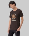 Shop Men's Brown You Are A Wizard Harry Typography T-shirt-Full