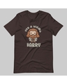 Shop Men's Brown You Are A Wizard Harry Typography T-shirt